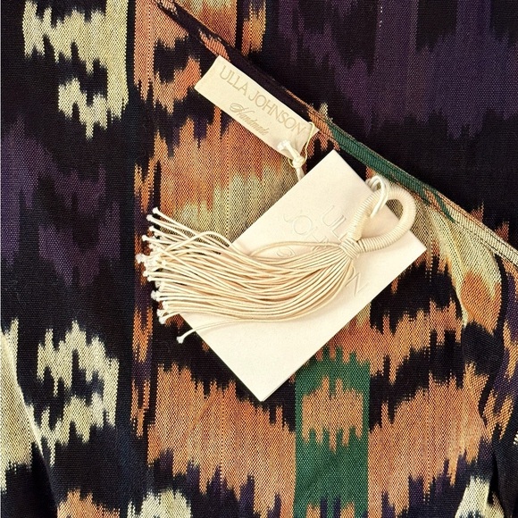 NWT Ulla Johnson Midi Ruffle One-Shoulder Idra Dress - Picture 7 of 8